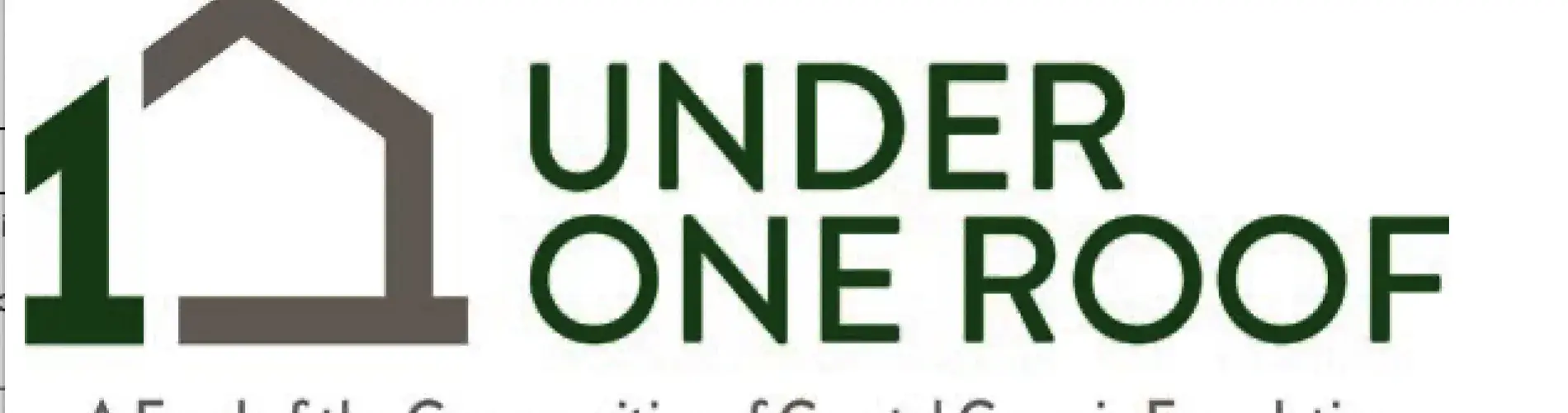 Under One Roof logo with house outline and text underneath.